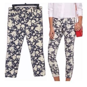 Tory Burch Floral Print Jeans, size 25